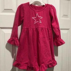 Pink Star Toddler Dress